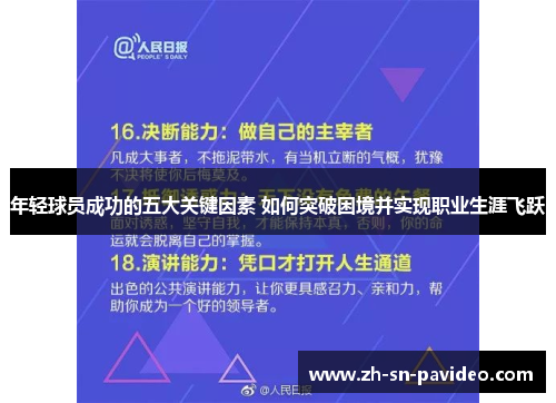 年轻球员成功的五大关键因素 如何突破困境并实现职业生涯飞跃